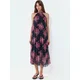 Busem Obleka Maxi modra/roza