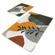 Zelene žametne kopalniške preproge v kompletu 2 ks 60x100 cm Illustrated Autumn – Mila Home