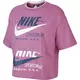 Nike W NSW ICN CLSH SS TOP, ženska majica, vijolična CJ2040