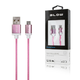 Micro USB kabel BLOW 1m Premium roza