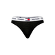 Tommy Hilfiger Underwear Tanga gaćice, crna / bijela