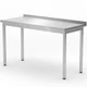 Hendi Delovna miza z robom Budget Line STAL 1000 x 600 x 850 mm - Hendi 817209