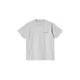 Carhartt WIP majica s kratkimi rokavi American Script siva