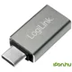 Adapter USB-C = USB 3.0 (ž) LogiLink, srebrn (AU0042)