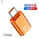 KJB USB-C OTG adapter za hitro polnjenje in USB 3.0, oranžen A