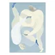 Plakat 50x70 cm Hold You - Blue – Sofia Lind – The Poster Club