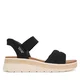 SKECHERS Sandale BOBS Sun Ray 114413/BLK Crna