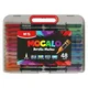 Akrilni marker M&G MOCALO, s čopičem - komplet 48 barv