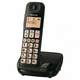 Panasonic KX-TGE310SPB telefon DECT telefon Identifikacija poziva Crno