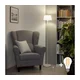 Brilagi - LED stojeća lampa CERIA, 1xE27/40W/230V, prečnika 25 cm, bela