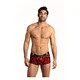 Muški sexy veš Savage Boxer, Crno-crveni
