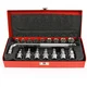 Komplet ključev in nastavkov 1/2 TORX E10-E24 T30-T70 17 kosov 14346