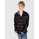 Volcom Netastone Flannel Shirt dark earth