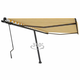 shumee Prostostoječa ročno zložljiva tenda 400x300 cm rumena/bela