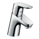 Hansgrohe Enoročna kopalniška armatura za umivalnik Focus 70 Push-Open Krom (31604000)