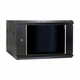 Datech zidni kabinet 6U 368 600x450 črn + polica DP.6406.9001