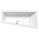 POLYSAN Luksuzna hidromasažna kad ANDRA R 170x90, Active Hydro-Air, krom
