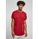 Long turnup t-shirt brick
