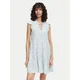 VERO MODA Obleka VMALBA svetlo modra / meta / bela
