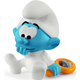 Figurica Schleich The Smurfs - Beba štrumf sa zvečkom