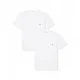 Emporio Armani za moške. EM000391_AF14132 Komplet dveh belih pletenih majic (XL), Bela, Domača oblačila, Bombaž, Kratek rokav