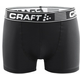 Craft moške boksarice Greatness 3, črno-bele, S