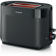 Bosch TAT2M123 Toster, Za 2 kriške hleba, Crni