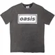 Oasis Majica Decca Logo Unisex Charcoal Grey M