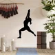 Wallity Zidna dekoracija Yoga 10, 45x55 cm, 1.5 mm, Crna