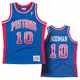 Dennis Rodman 10 Detroit Pistons 1988-89 Mitchell & Ness Swingman Road dres