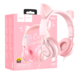 HOCO Slušalice sa mikrofonom - W36 Mačije uši/ roza