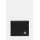 Karl Lagerfeld usnjena denarnica K/MONOGRAM moška, črna barva, A3M30182