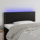 Vidaxl vidaXL LED vzglavje postelje črno 100x5x78/88 cm umetno usnje