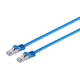 CAT7 S/FTP omrežni kabel 1,5m moder