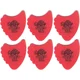Dunlop 414R 0.50 Tortex Fins 6 Pack