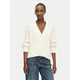 Tommy Hilfiger Pletena jopica WW0WW50078 Kremna Relaxed Fit