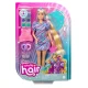 Mattel Barbie lutka in fantastične lasne kreacije las Blondinka HCM87