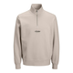 JACK & JONES Majica JJESoho greige/črna