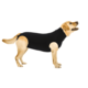 Suitical Pooperativna zaščitna obleka za pse, zaščitna obleka za pse v primeru težav s kožo, v primeru iztekanja, črna 55 - 69 cm