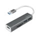 shumee Razdelilnik LogiLink USB 3.0: 3 vrata, bralnik kartic MicroSD/SD, hiter prenos