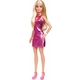Mattel Barbie: Fashionistas #230 - Blond Lasje in Roza Metalna Obleka (HYT88)