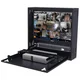 Rek crni dvr box za zid 560×540×150mm