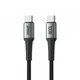 USB data kabal Superior SU-K103 pleteni Fast 100W 5A Type C na Type C 1m sivi