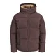 JACK & JONES Zimska jakna JJGALAXY čokolada