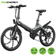 MS energy električni bicikl i10 crno sivi