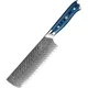 Damaskus kuhinjski nož Tukami - Nakiri / Modra KP37503