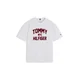 TOMMY HILFIGER Majica temno rdeča/off-bela
