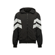 Urban Classics Prehodna jakna Crinkle Panel Track Jacket, črna