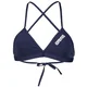 Arena solid tie back top navy/white 30