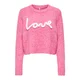 ONLY Pulover ONLSMILLA pegasto roza/bela